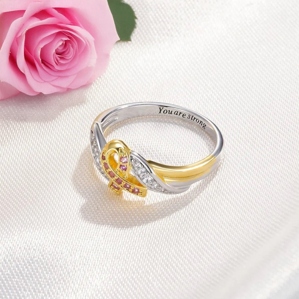 Breast Cancer Ribbon Ring – United Bracelets