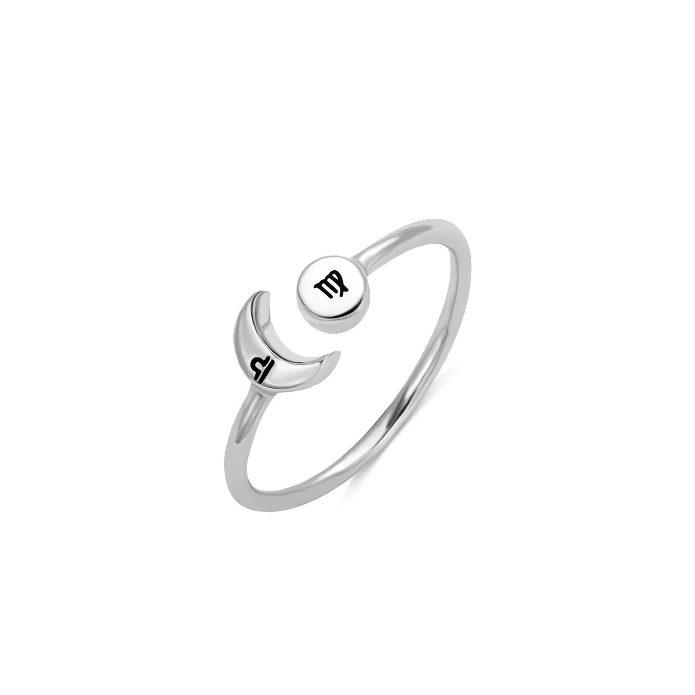 Sun & Moon Zodiac Ring - United Bracelets