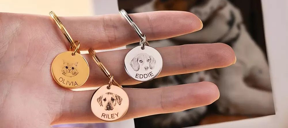 Turn your Fur Baby's Picture into a Custom Keyring - The best way to honor your pets - United Bracelets