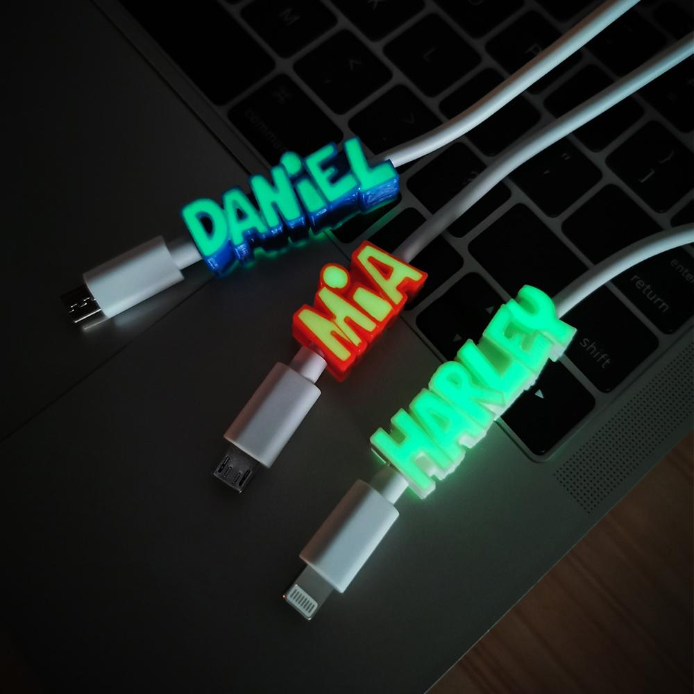 3D Personalised USB Cable - United Bracelets