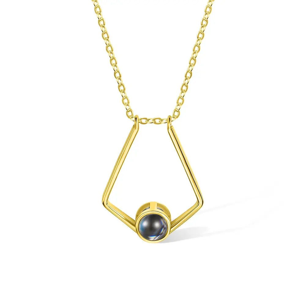 14K Solid Gold Ring Holder Pendant Necklace Heart, Ring Keeper Charm  Keepsake | eBay