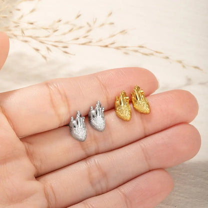 I Carry Your Heart with Me Stud Earrings
