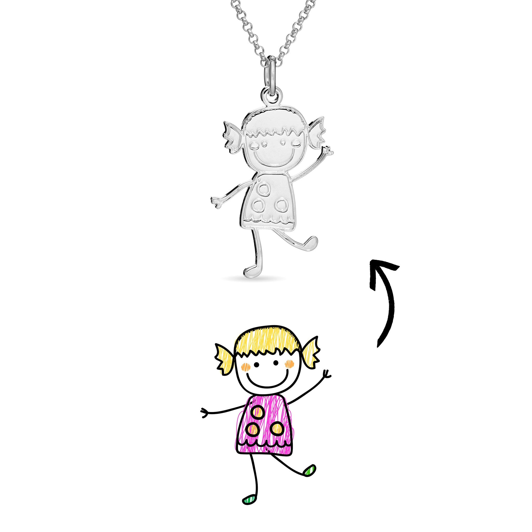 My Custom Drawing Necklace