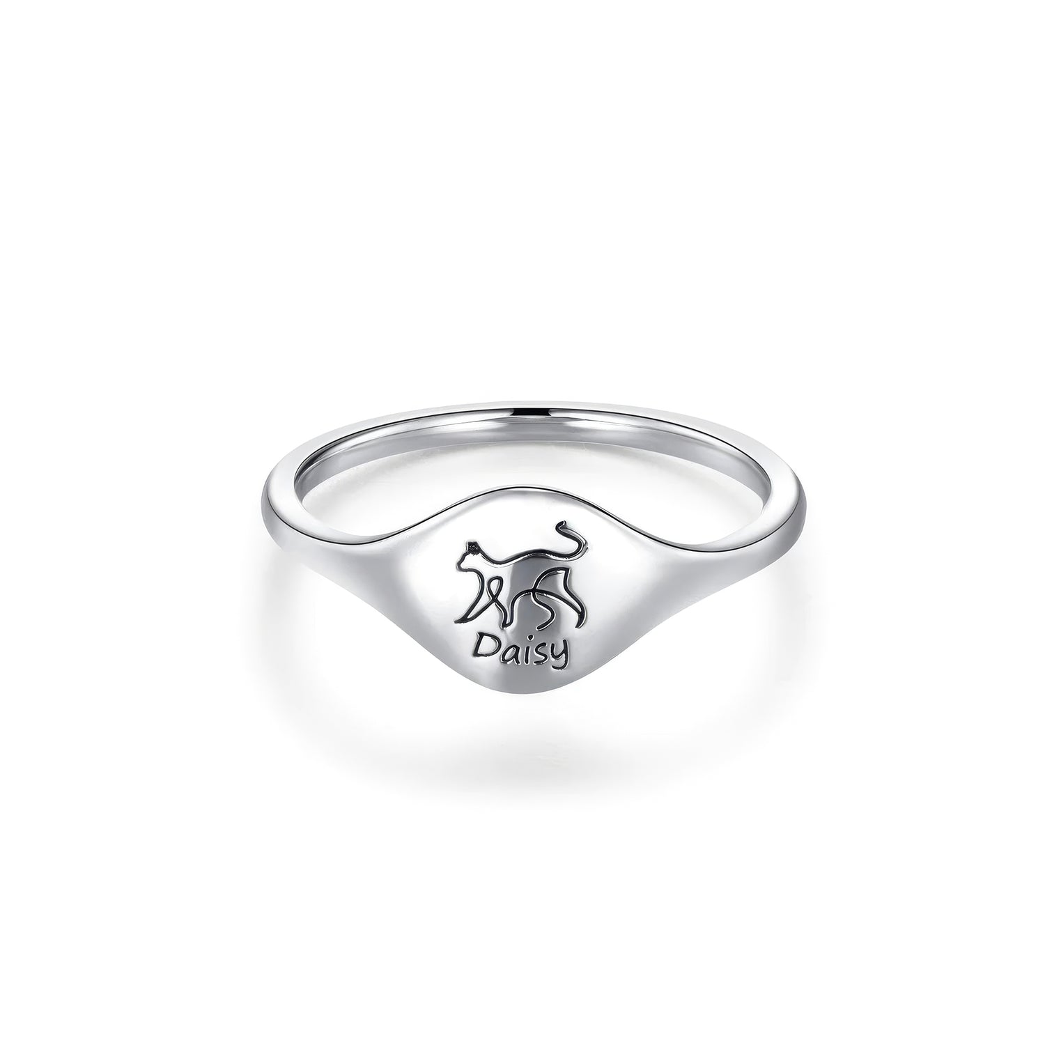 Animal Silhouette Signet Ring