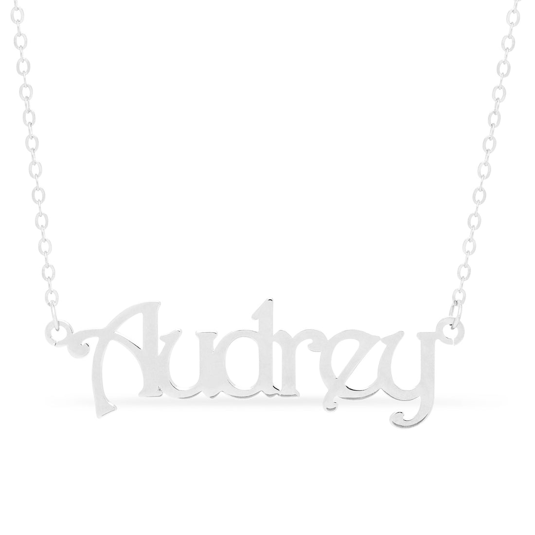 Art Nouveau Style Name Necklace - United Bracelets