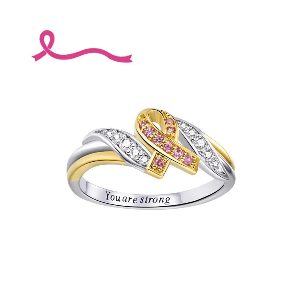 Breast Cancer Awareness Ring - United Bracelets