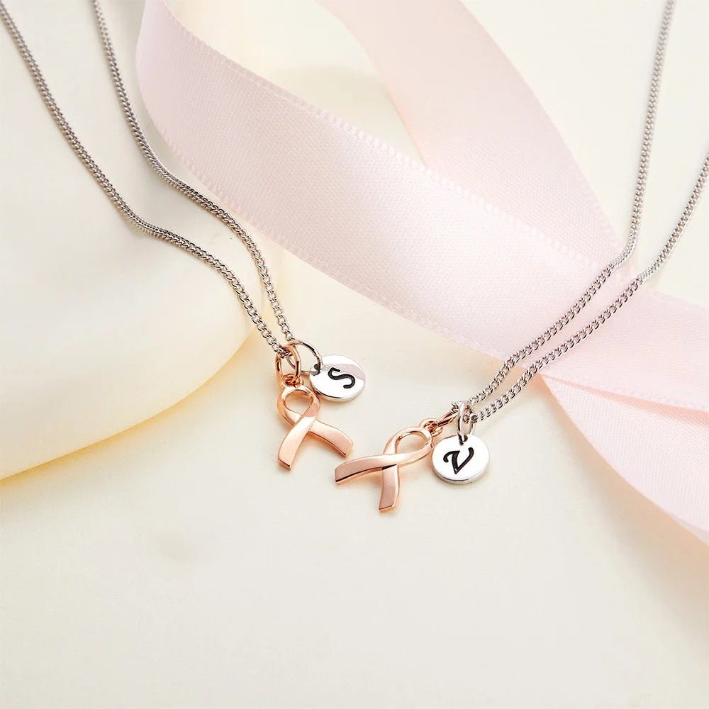 Breast Cancer Ribbon Necklace - United Bracelets