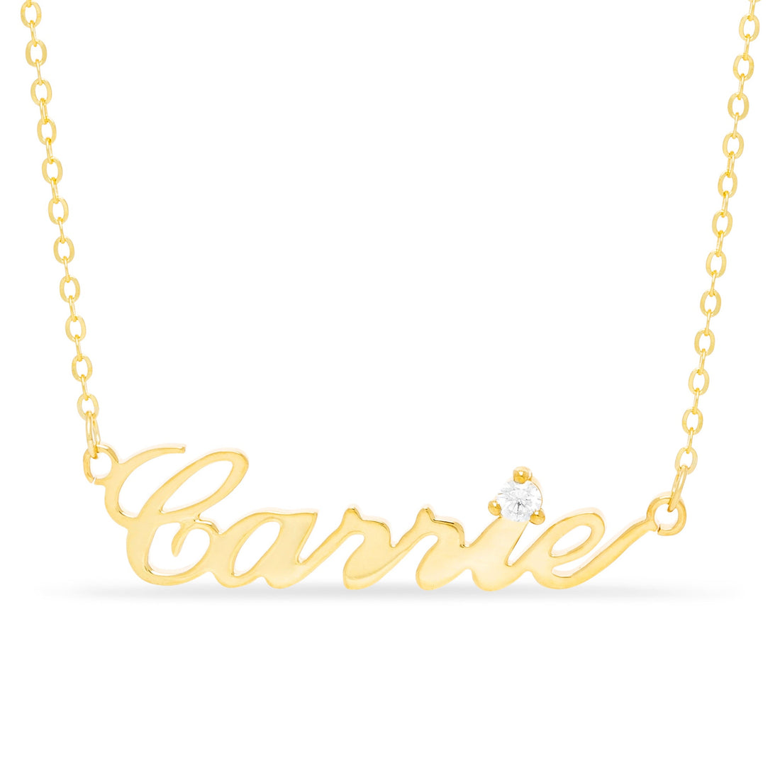 Carrie Style Birthstone Name Necklace - United Bracelets