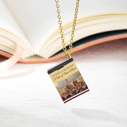 Custom Miniature Book Necklace - United Bracelets