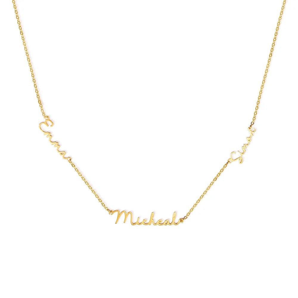 Dainty Multiple Name Necklace - United Bracelets