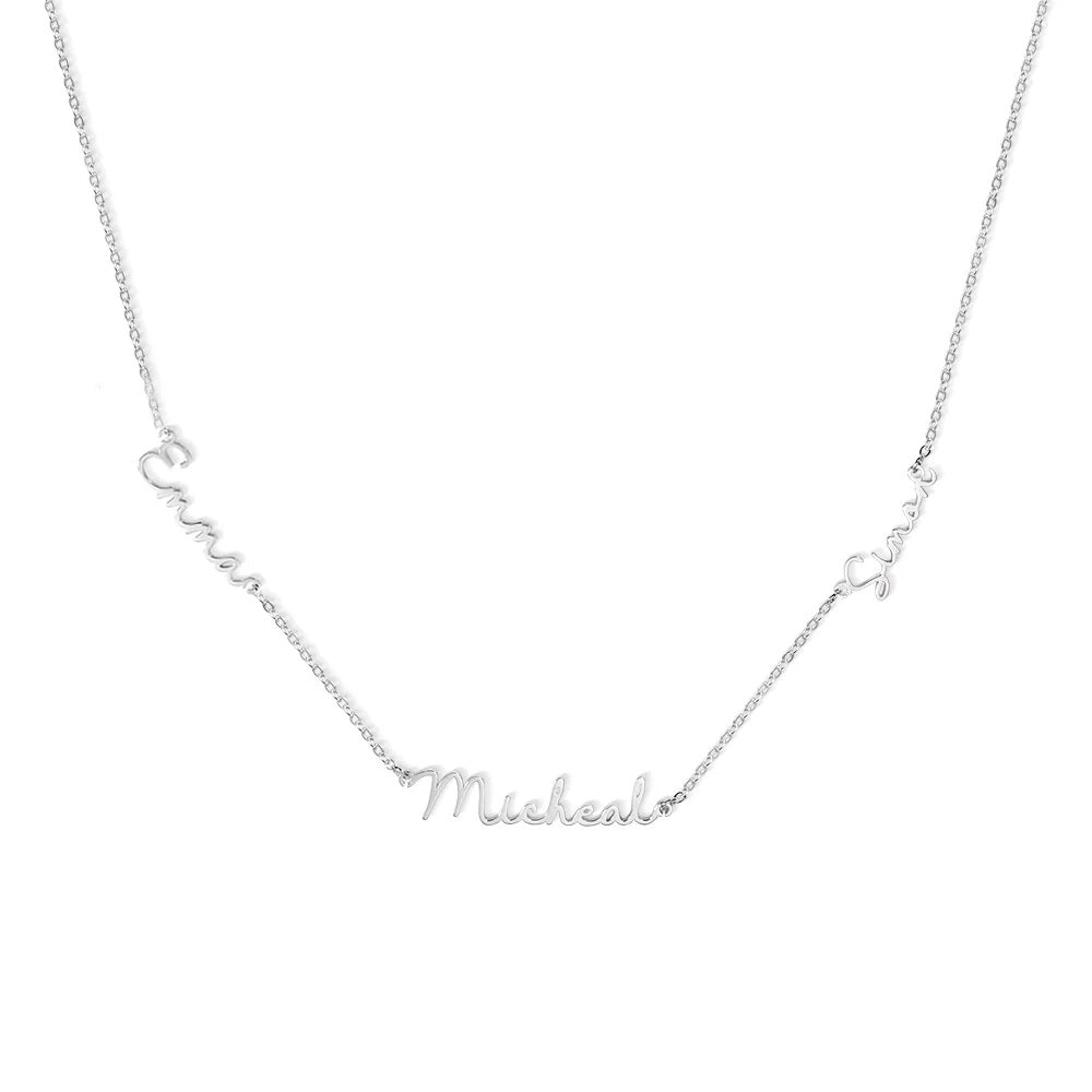 Dainty Multiple Name Necklace - United Bracelets