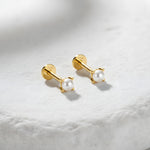 Dainty Pearl Stud Earrings - United Bracelets