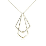 Doubled Drop Ring Holder Necklace - United Bracelets