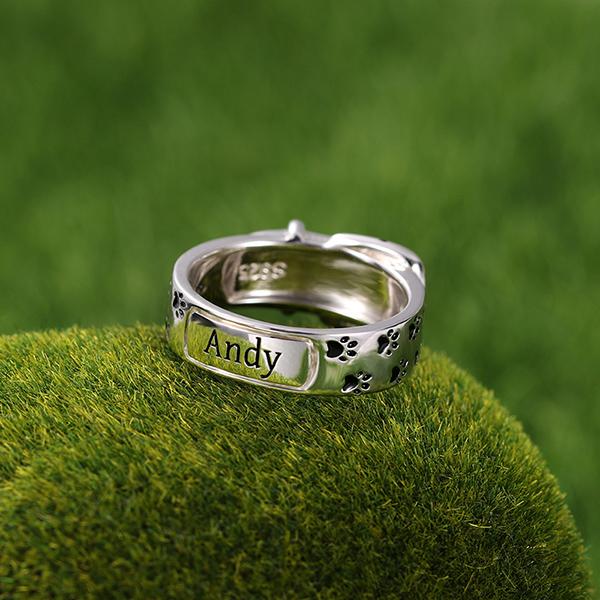 Engraved Pet Collar Ring - United Bracelets