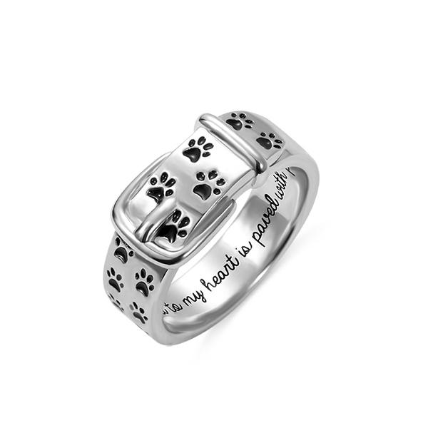 Engraved Pet Collar Ring - United Bracelets