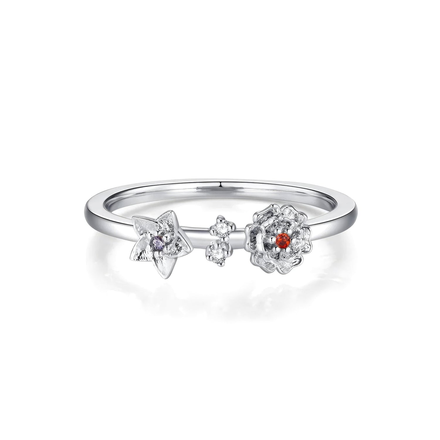 Flower Birthstone Ring - United Bracelets