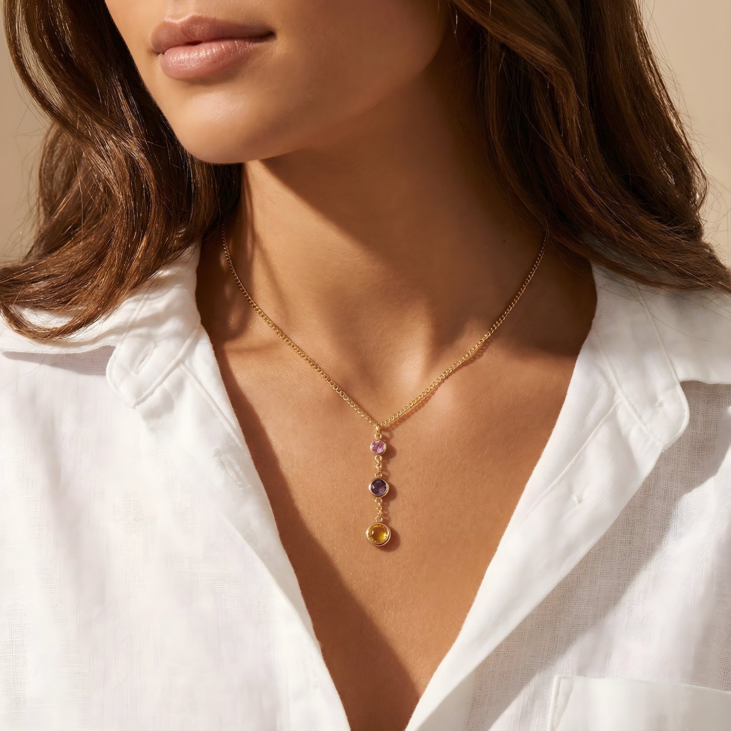 Generations 3 - Stone Necklace - United Bracelets