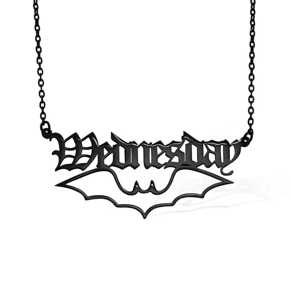 Halloween Style Name Necklace - United Bracelets