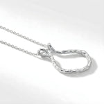 Hammered Ring Holder Necklace - United Bracelets