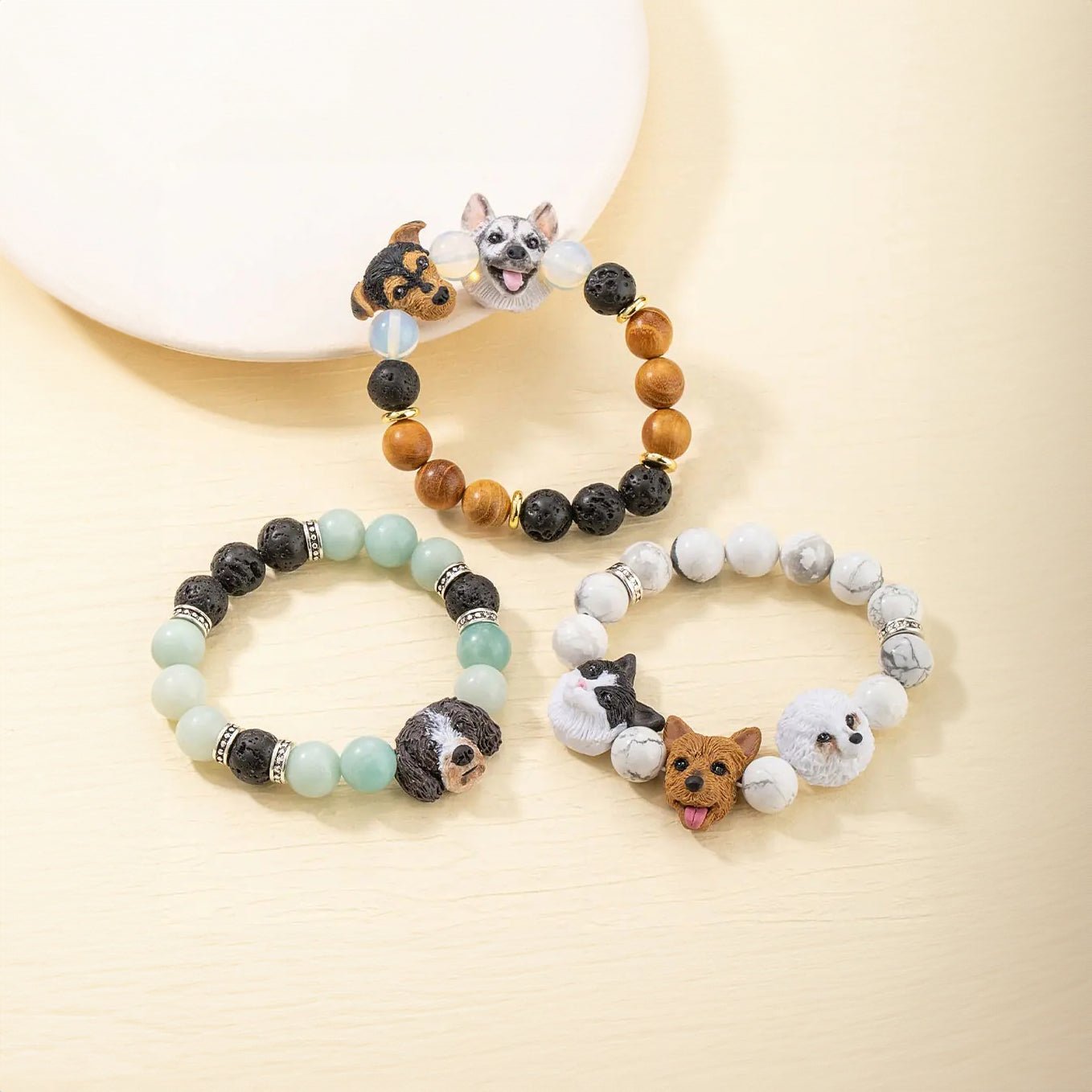 Handcrafted Pet Pendant Bracelet - United Bracelets