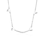 Heart Station Name Necklace - United Bracelets