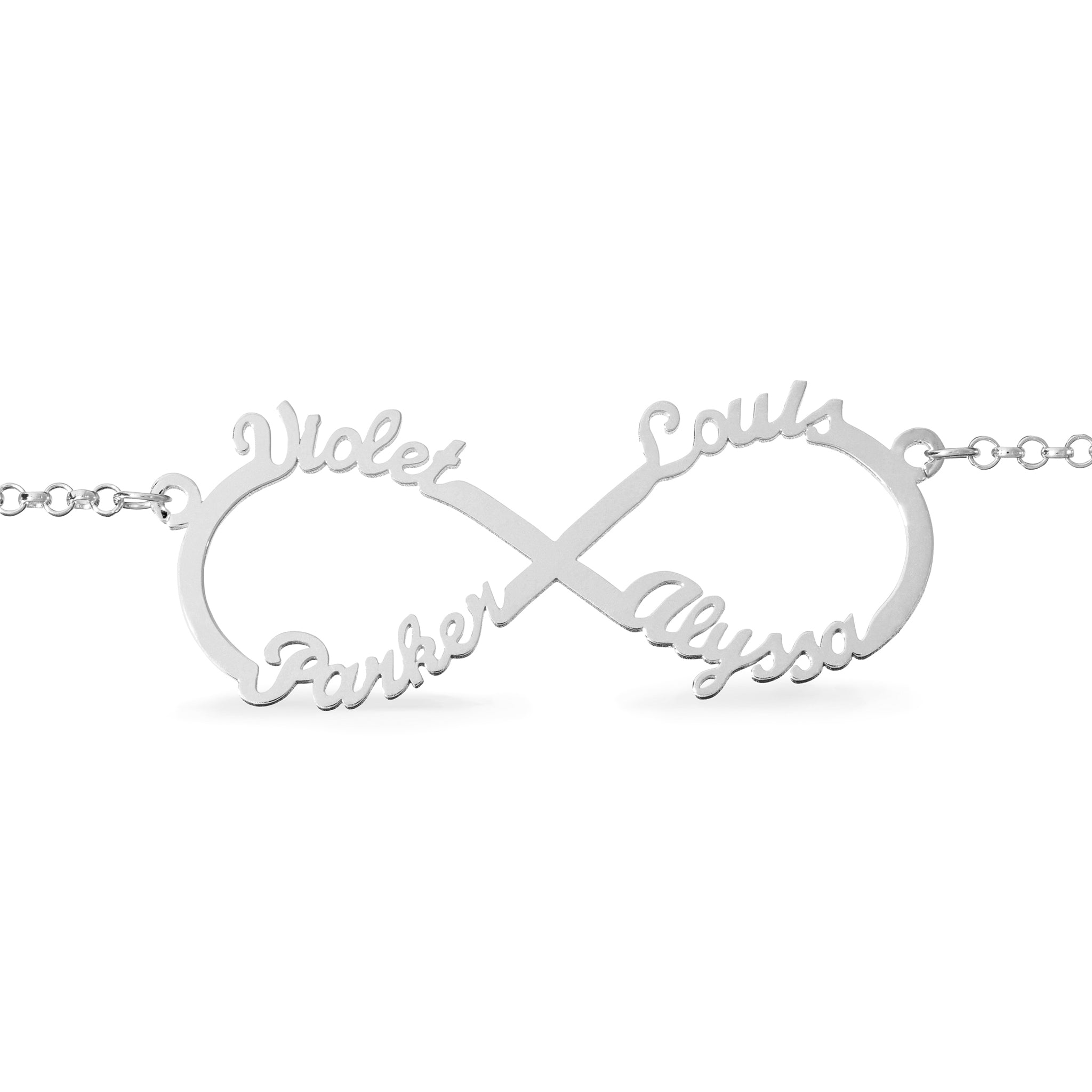 Infinity Name Bracelet - 1 to 4 Names – United Bracelets