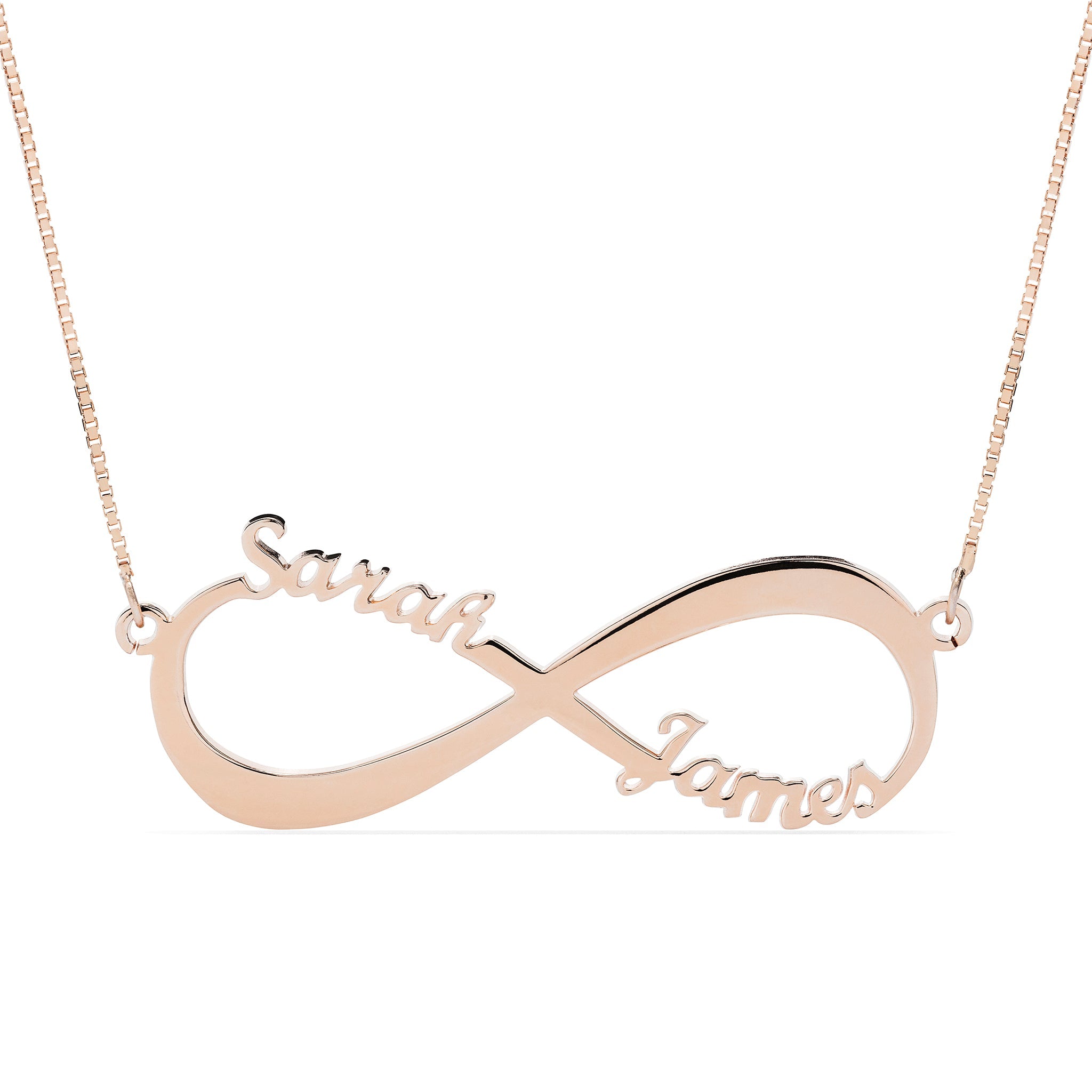 Infinity Name Necklace - 2 Names - United Bracelets