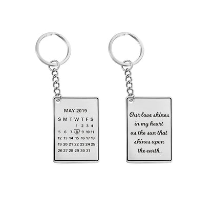 Crossed Paths Street Sign Keychain