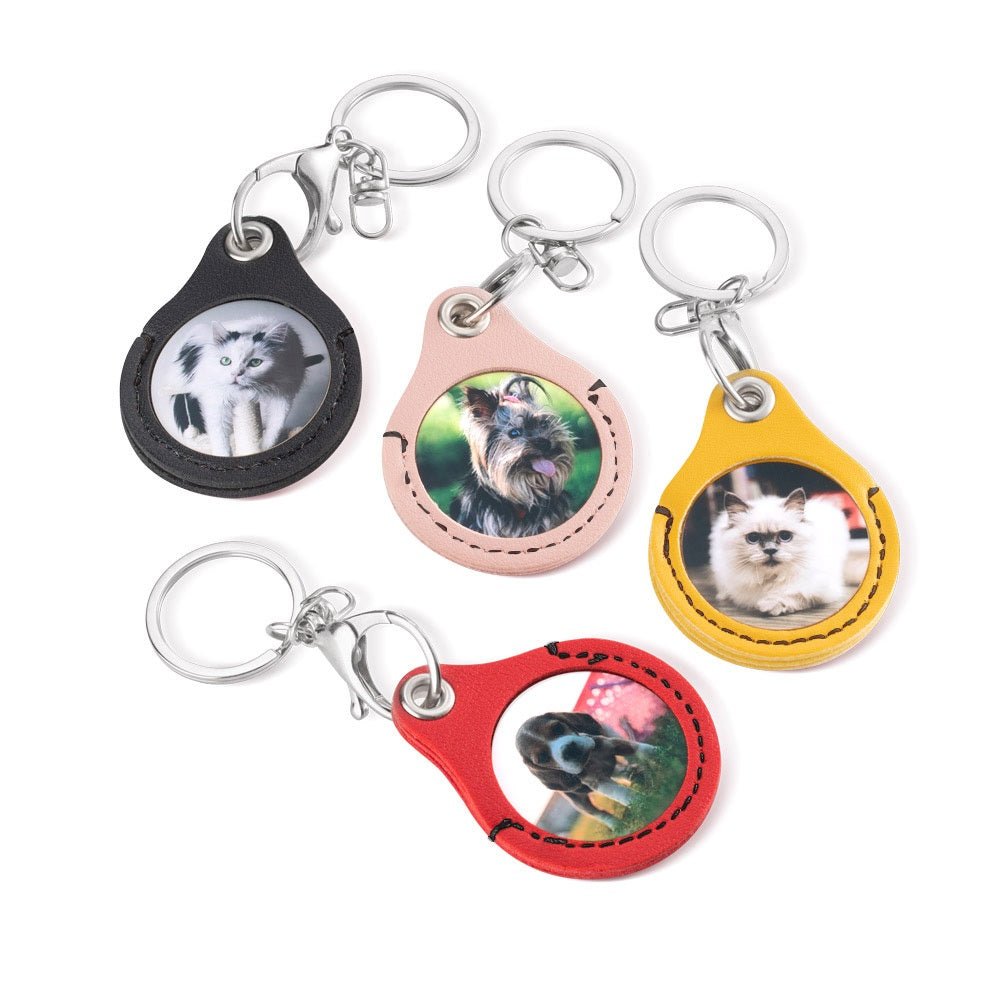 Leather Pet Photo Keychain - United Bracelets