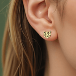Leopard Face Stud Earrings - United Bracelets