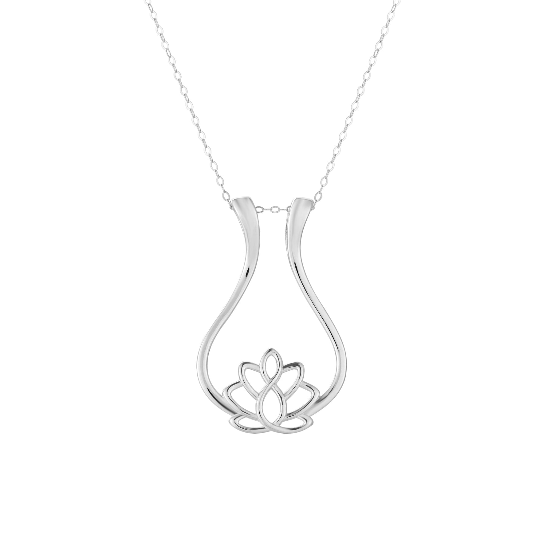 Lotus Ring Holder Necklace - United Bracelets