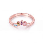 Marquise Cluster Birthstone Ring - United Bracelets