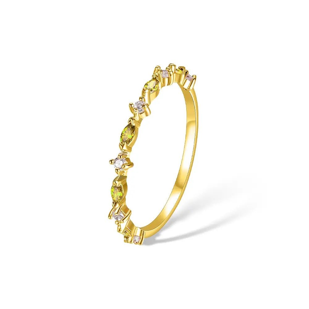 Marquise Shaped Birthstone Ring - United Bracelets