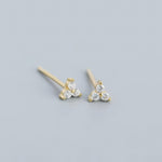 Mini Lotus Stud Earrings - United Bracelets