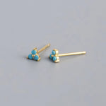 Mini Lotus Stud Earrings - United Bracelets