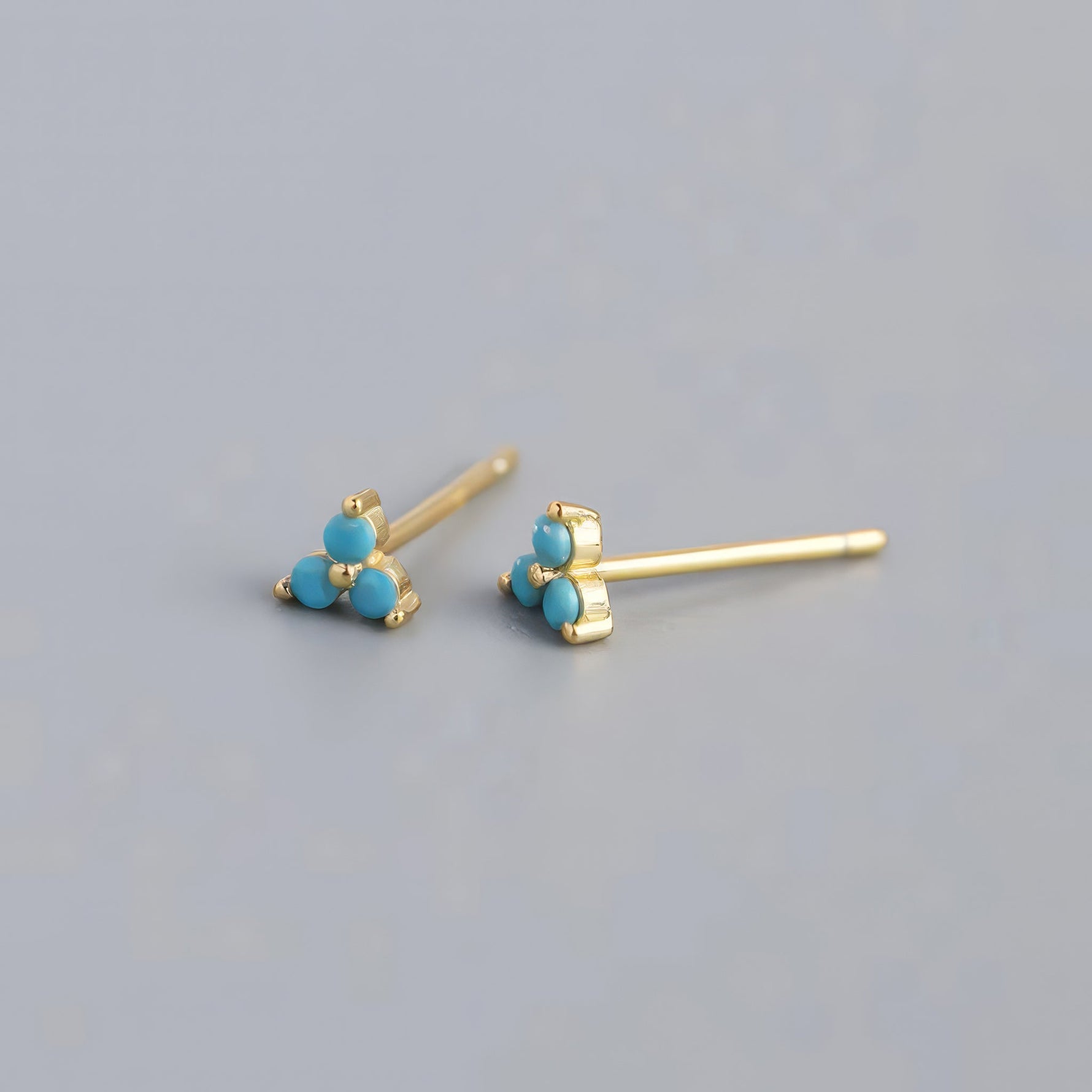 Mini Lotus Stud Earrings - United Bracelets