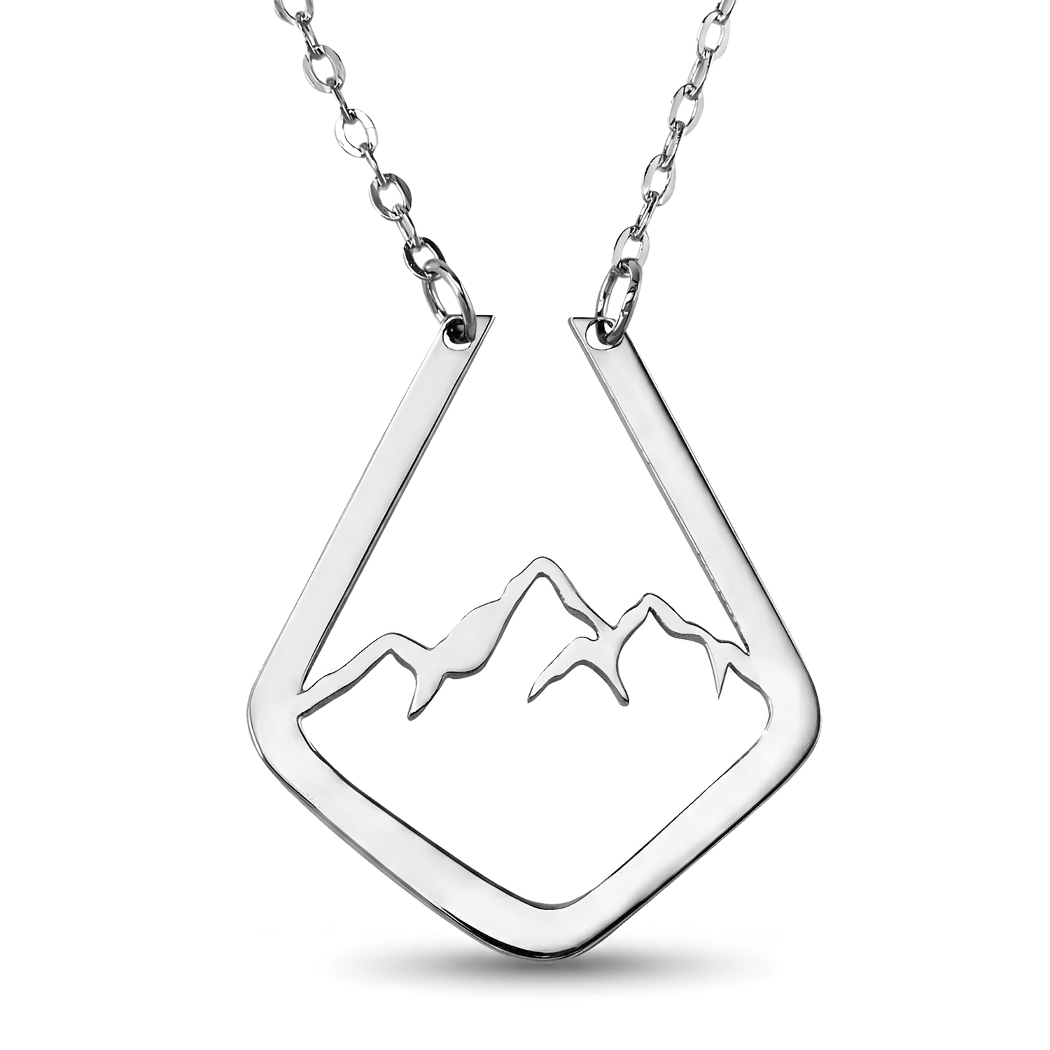 Mountain Design Ring Holder Necklace - United Bracelets