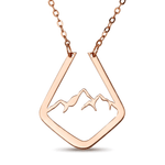 Mountain Design Ring Holder Necklace - United Bracelets