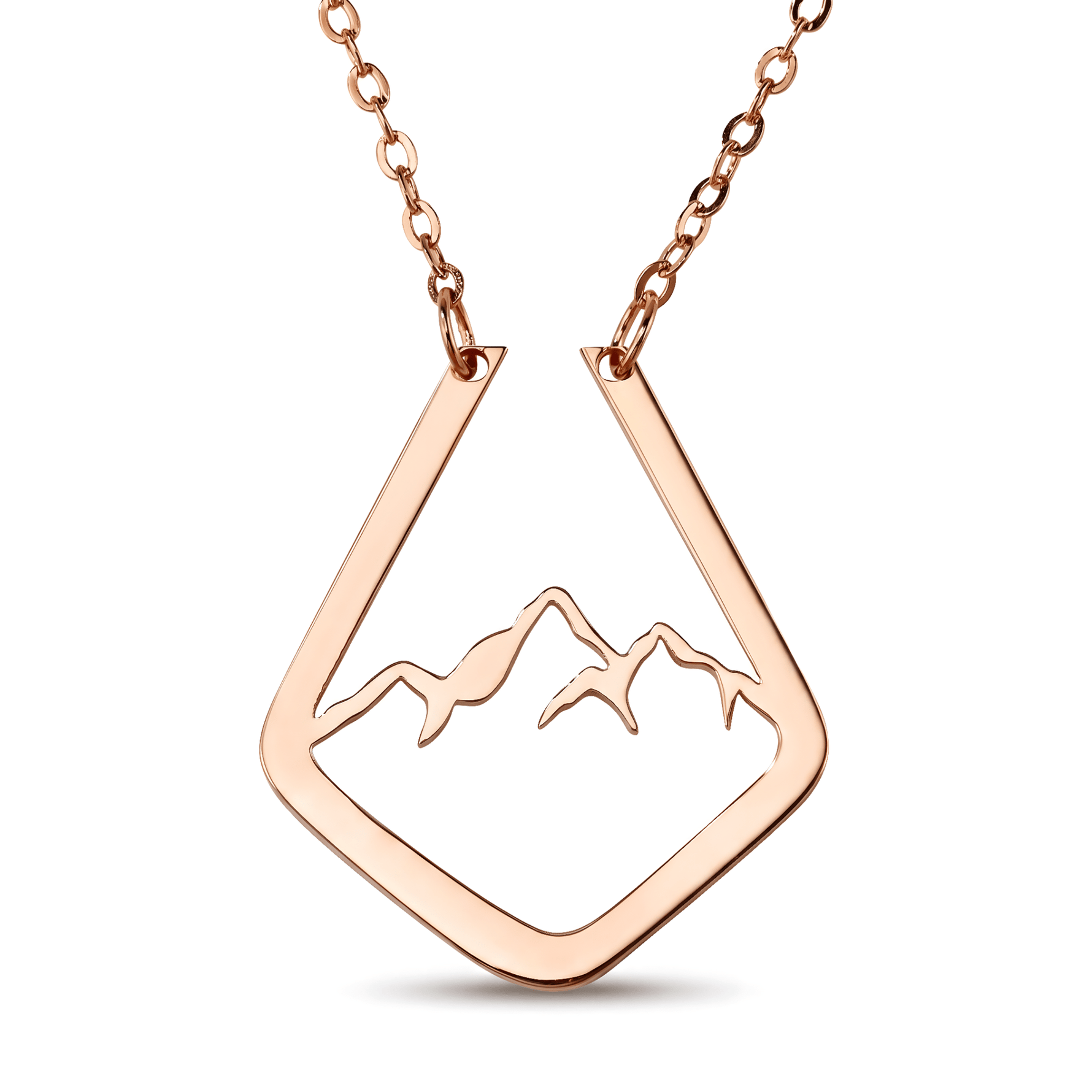 Mountain Design Ring Holder Necklace - United Bracelets