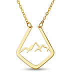 Mountain Design Ring Holder Necklace - United Bracelets