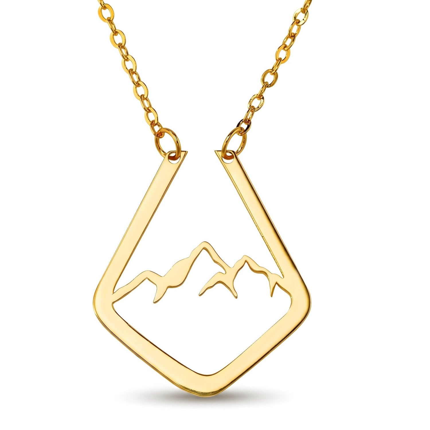 Mountain Design Ring Holder Necklace - United Bracelets