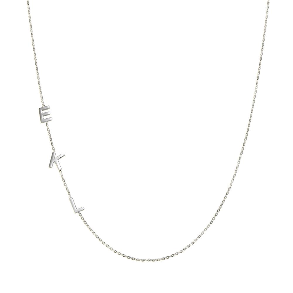 Off-Centre Initial Necklace