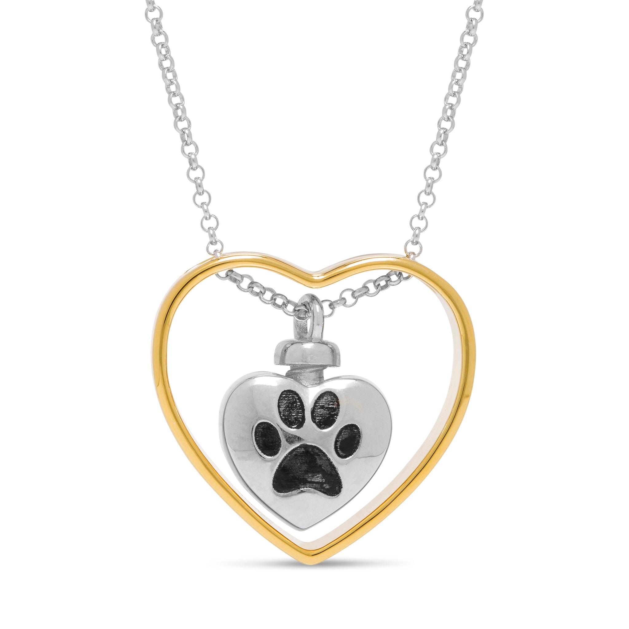 Paw Print Memory Canister Necklace - United Bracelets