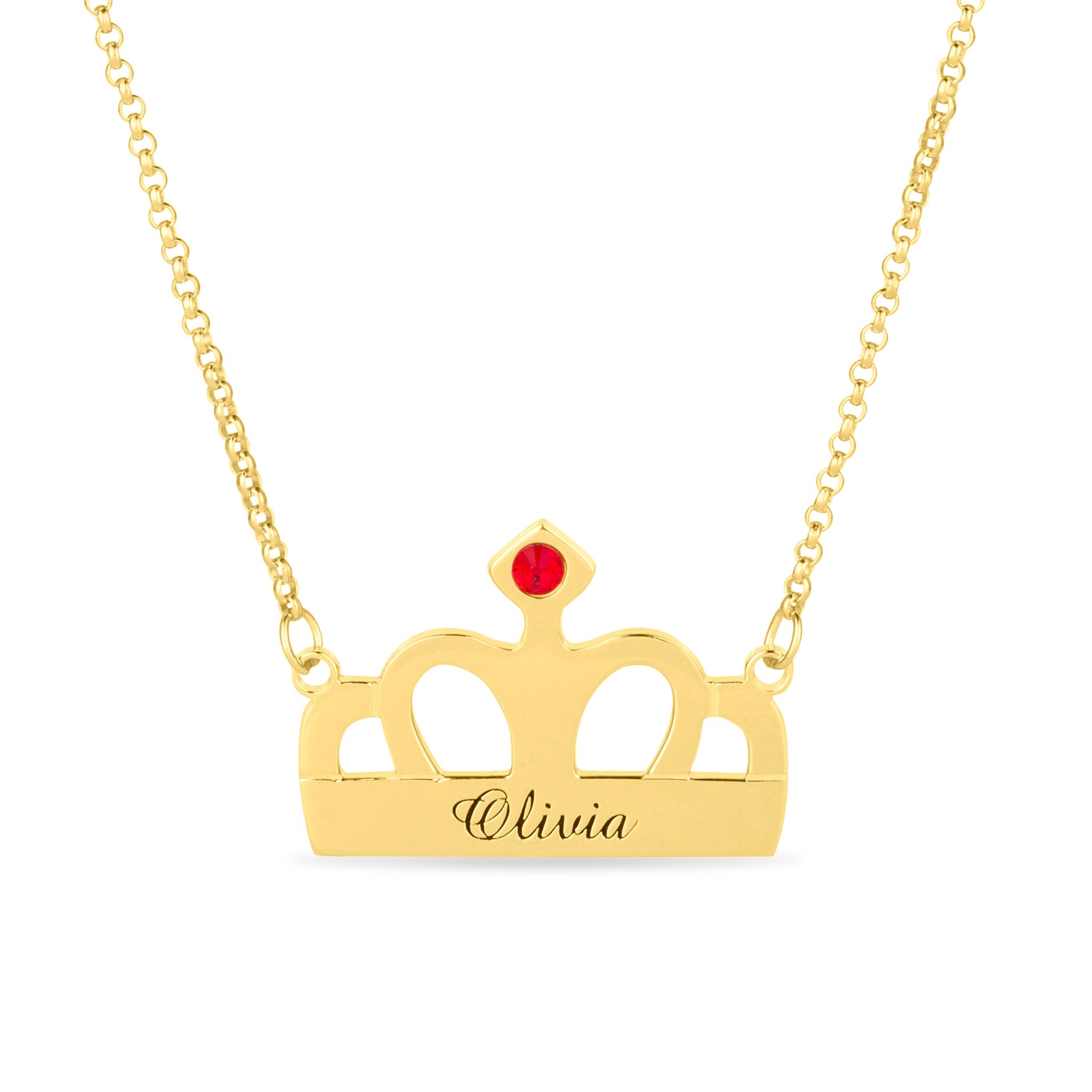 Personalised Crown Necklace - United Bracelets