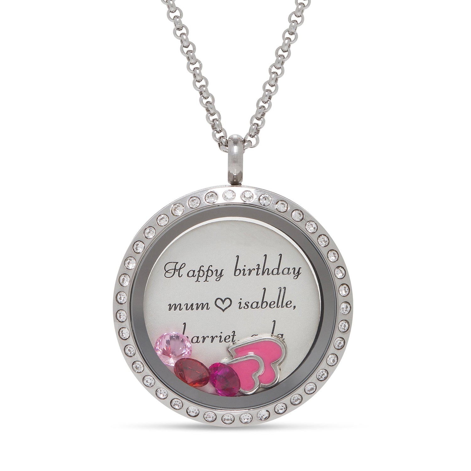 Personalised Dream Locket With Hearts - United Bracelets