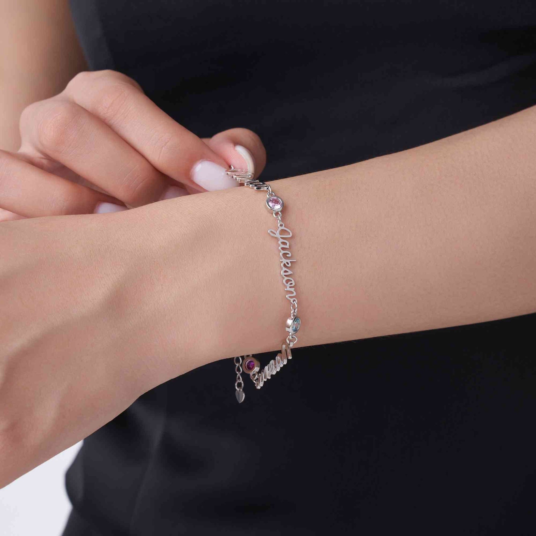 Personalised Family Bracelet with 1 to 4 Names - United Bracelets