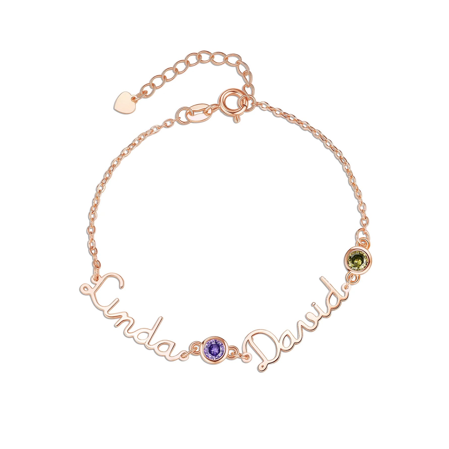 Personalised Family Bracelet with 1 to 4 Names - United Bracelets