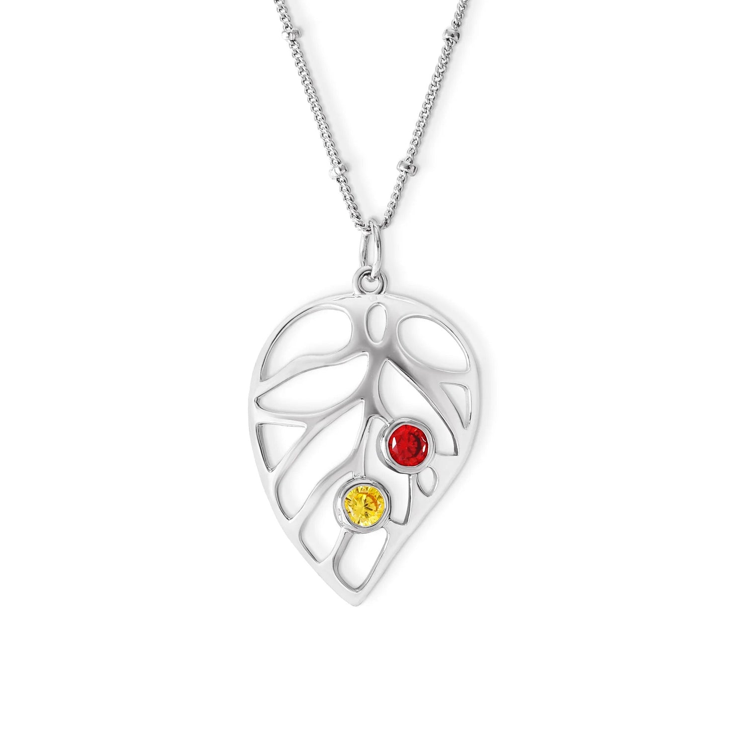 Personalised Leaf Necklace - United Bracelets