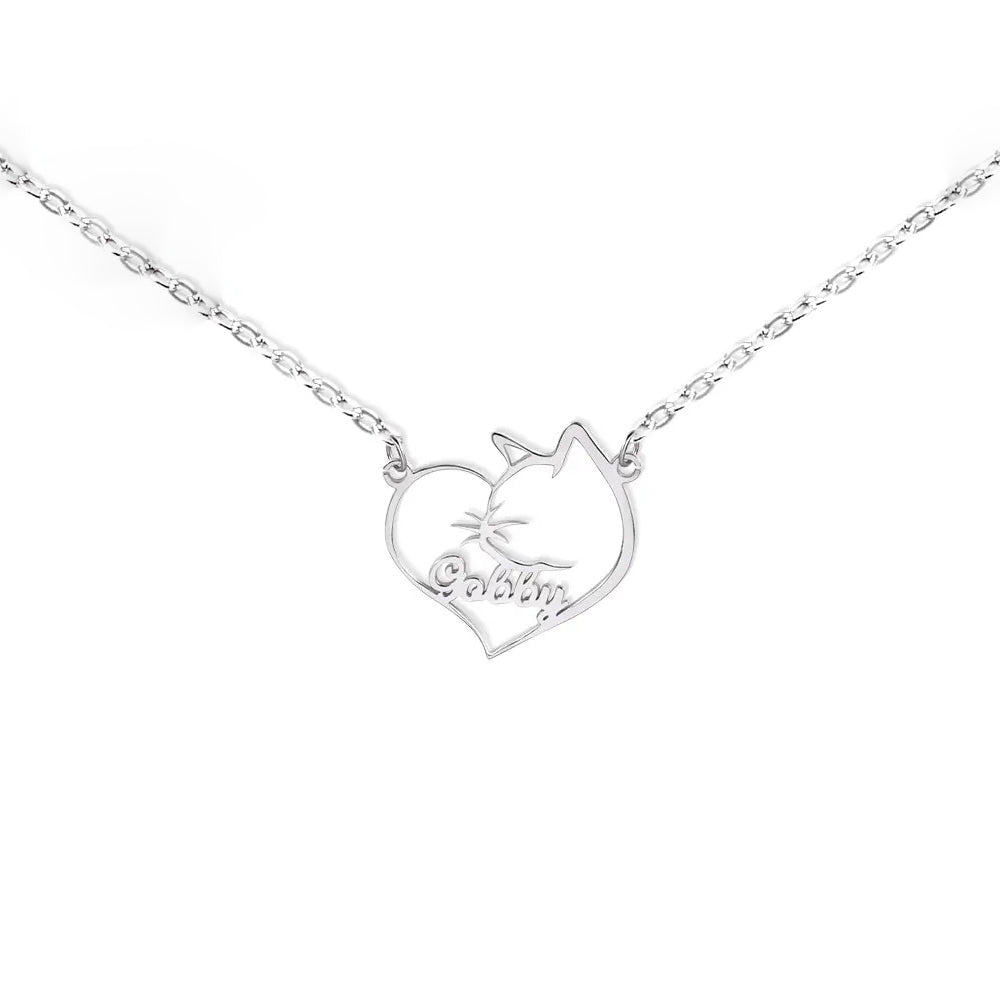 Personalised Loved Cat Necklace - United Bracelets