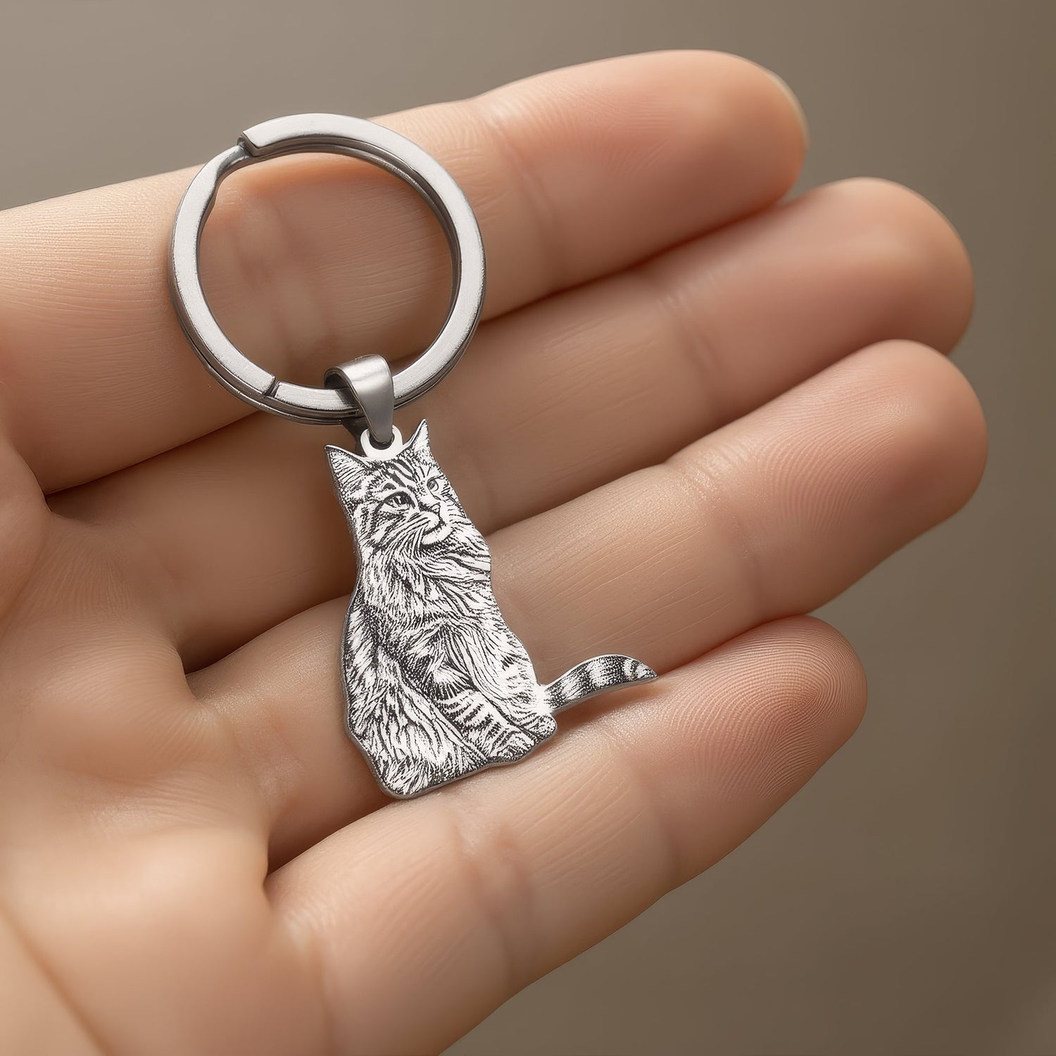 Personalised Pet Charm Keyring - United Bracelets